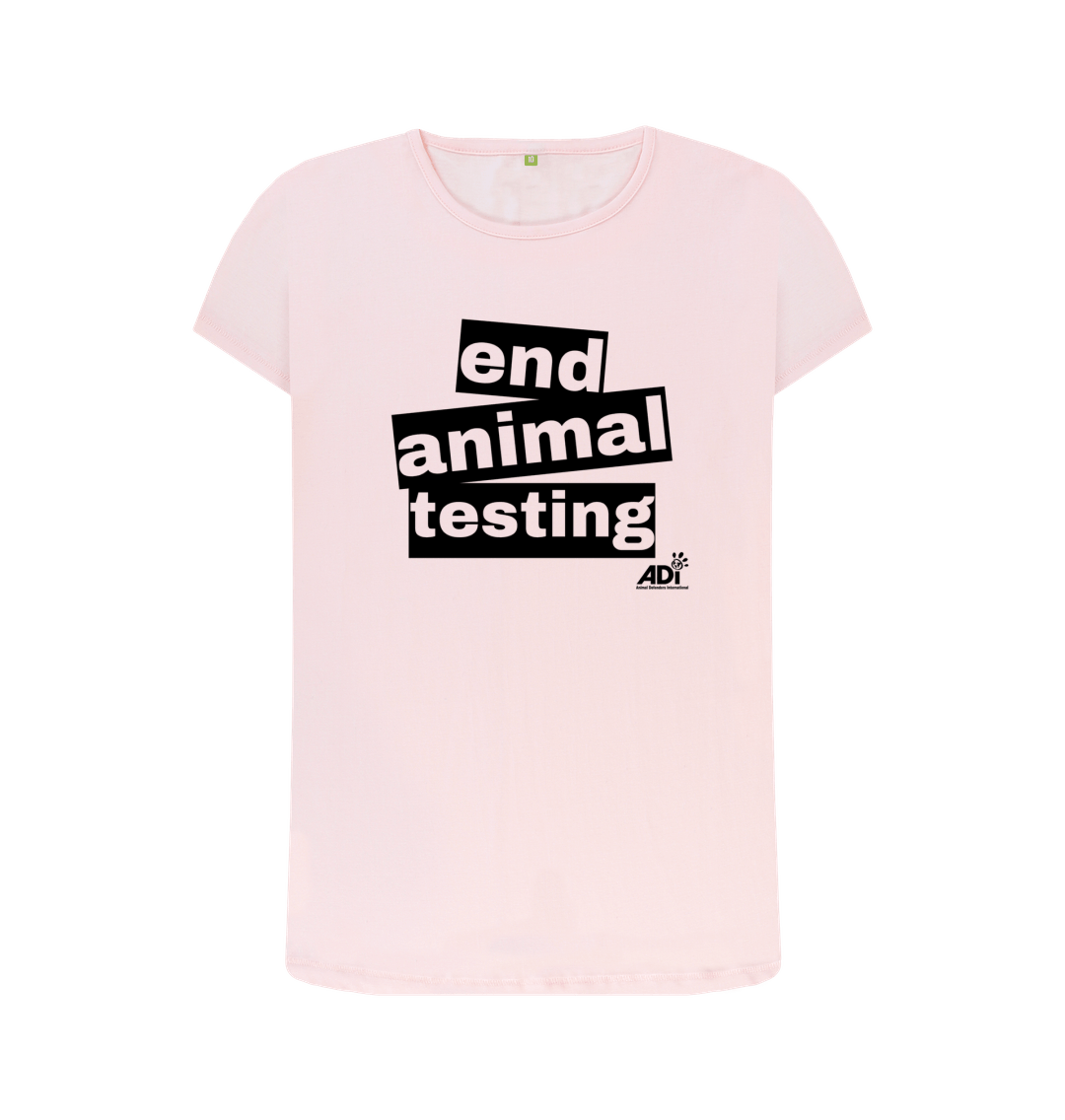 Pink End Animal Testing Women's Top