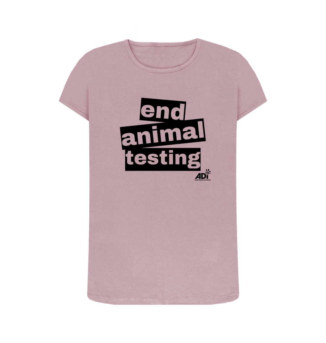 Mauve End Animal Testing Women's Top
