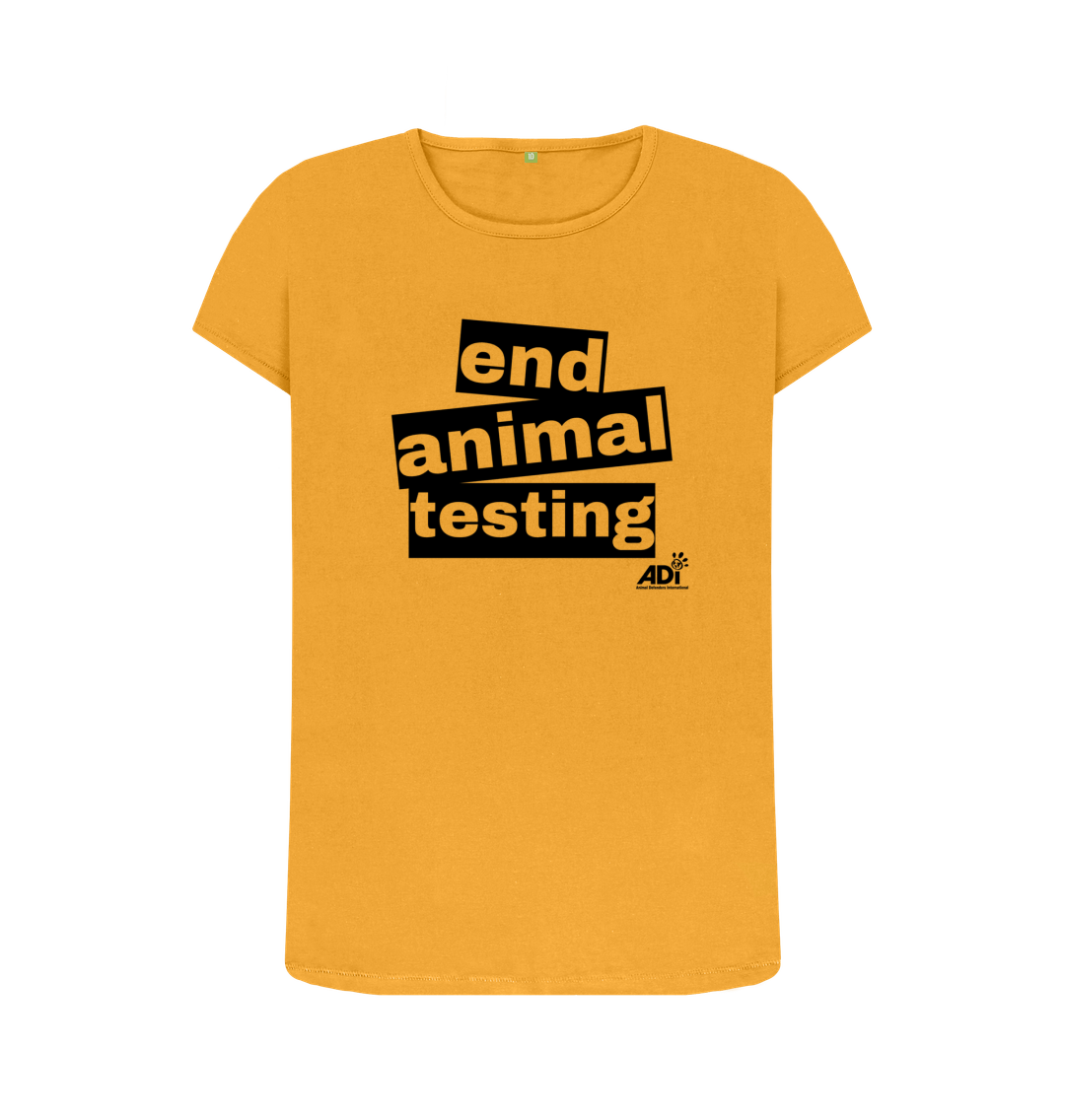 Mustard End Animal Testing Women's Top