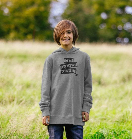 End Animal Testing Kids Hoody