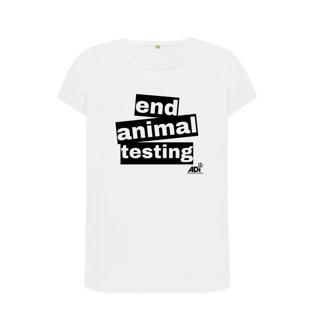 White End Animal Testing Women's Top