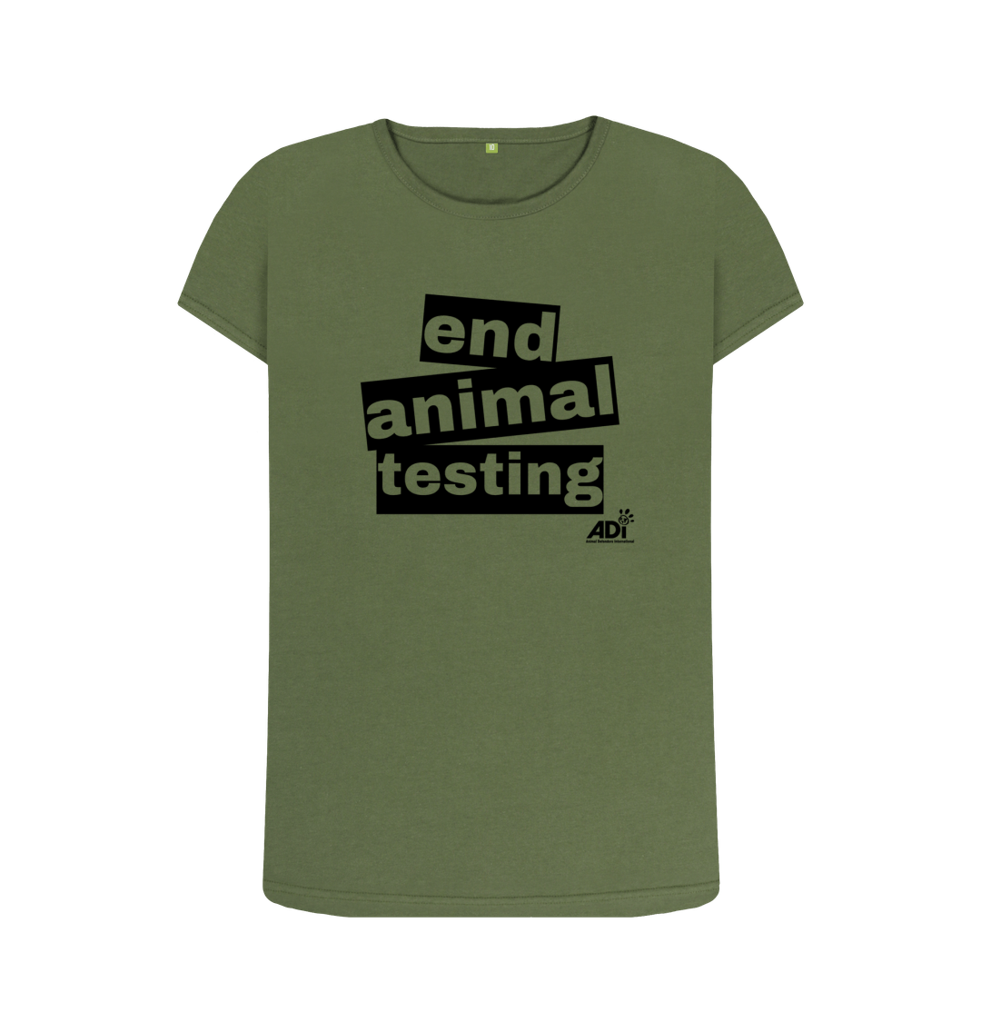 Khaki End Animal Testing Women's Top