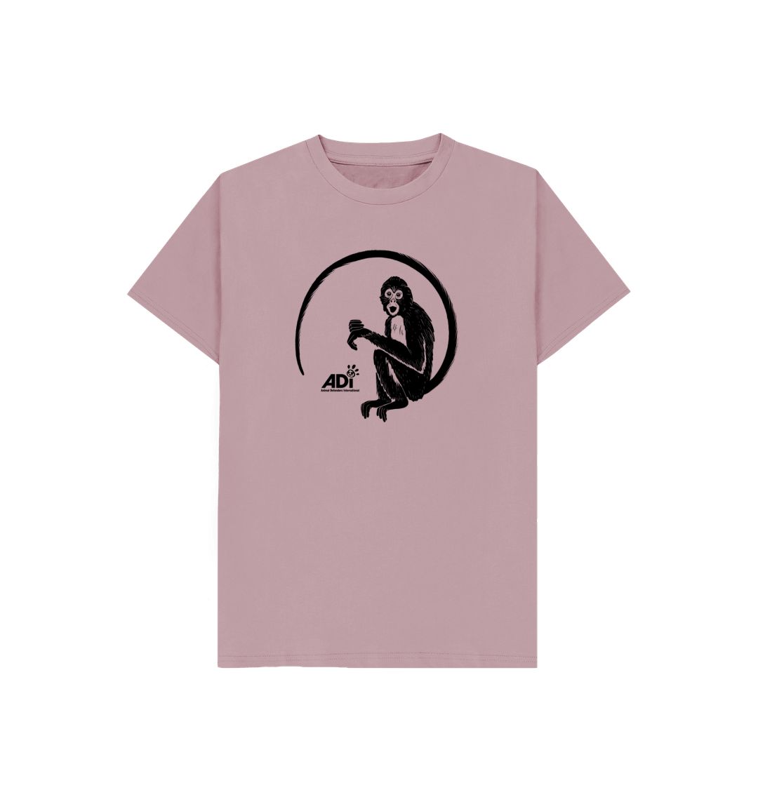 Mauve Spider Monkey Kids T-shirt
