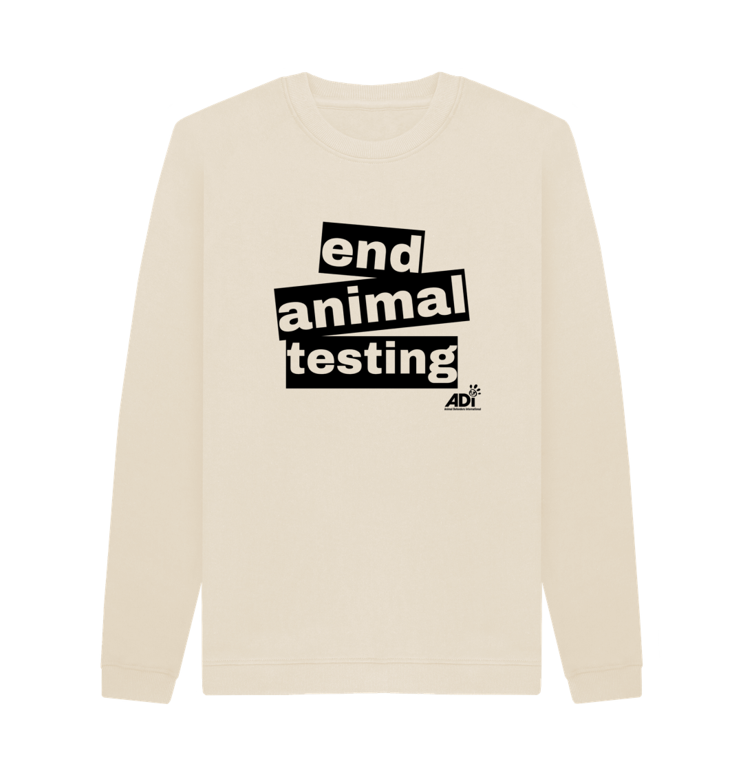 Oat End Animal Testing Men's Sweatshirt