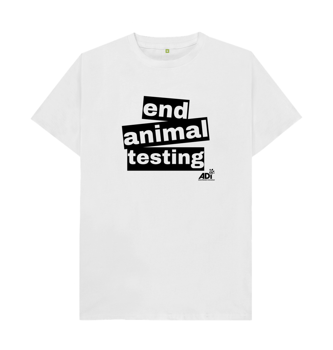 White End Animal Testing Men's T-Shirt