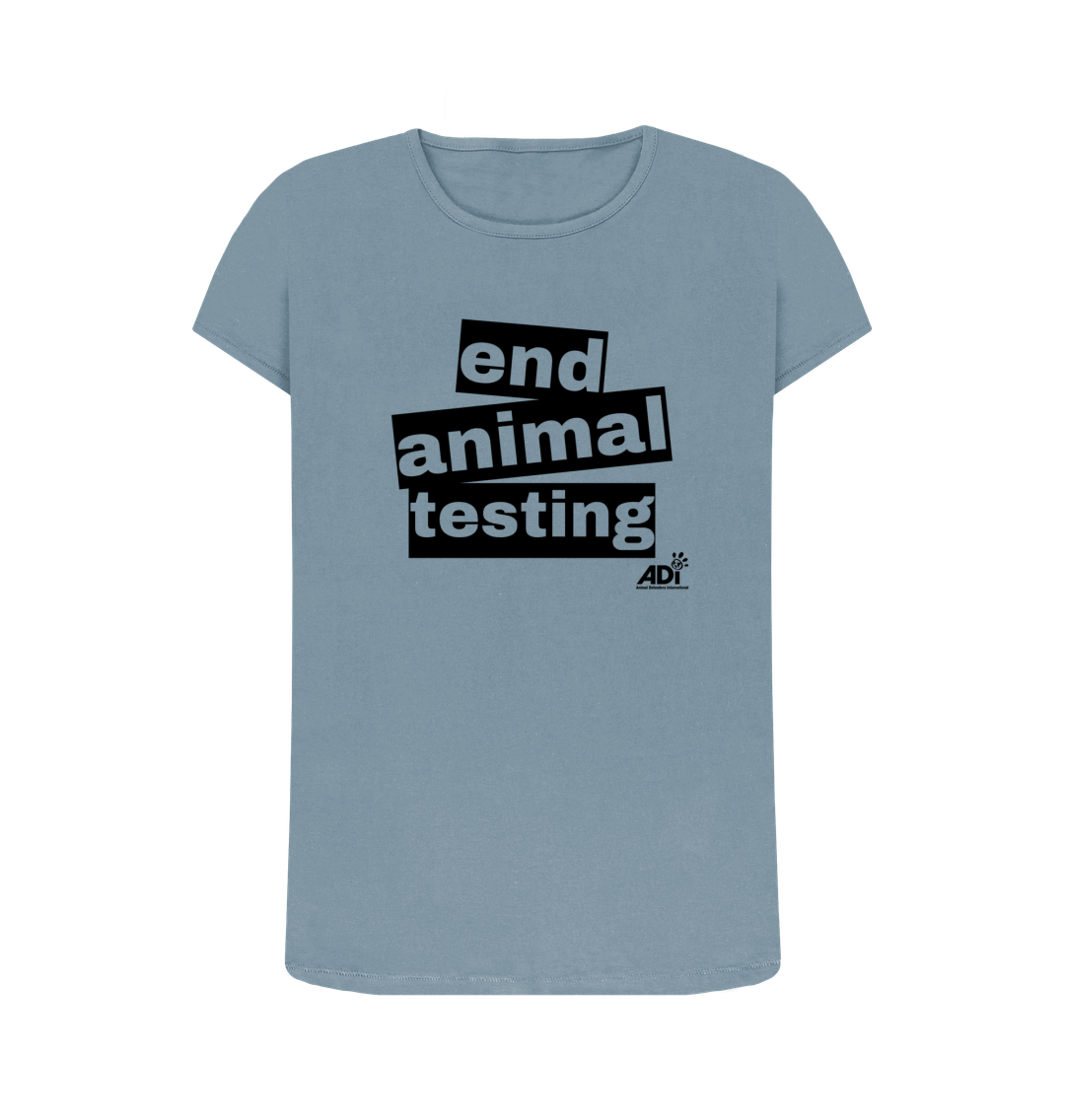 Stone Blue End Animal Testing Women's Top
