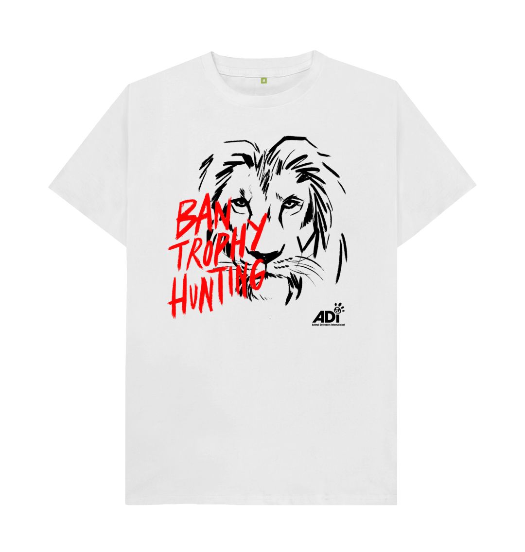 White Ban Trophy Hunting Men\u2019s T-shirt