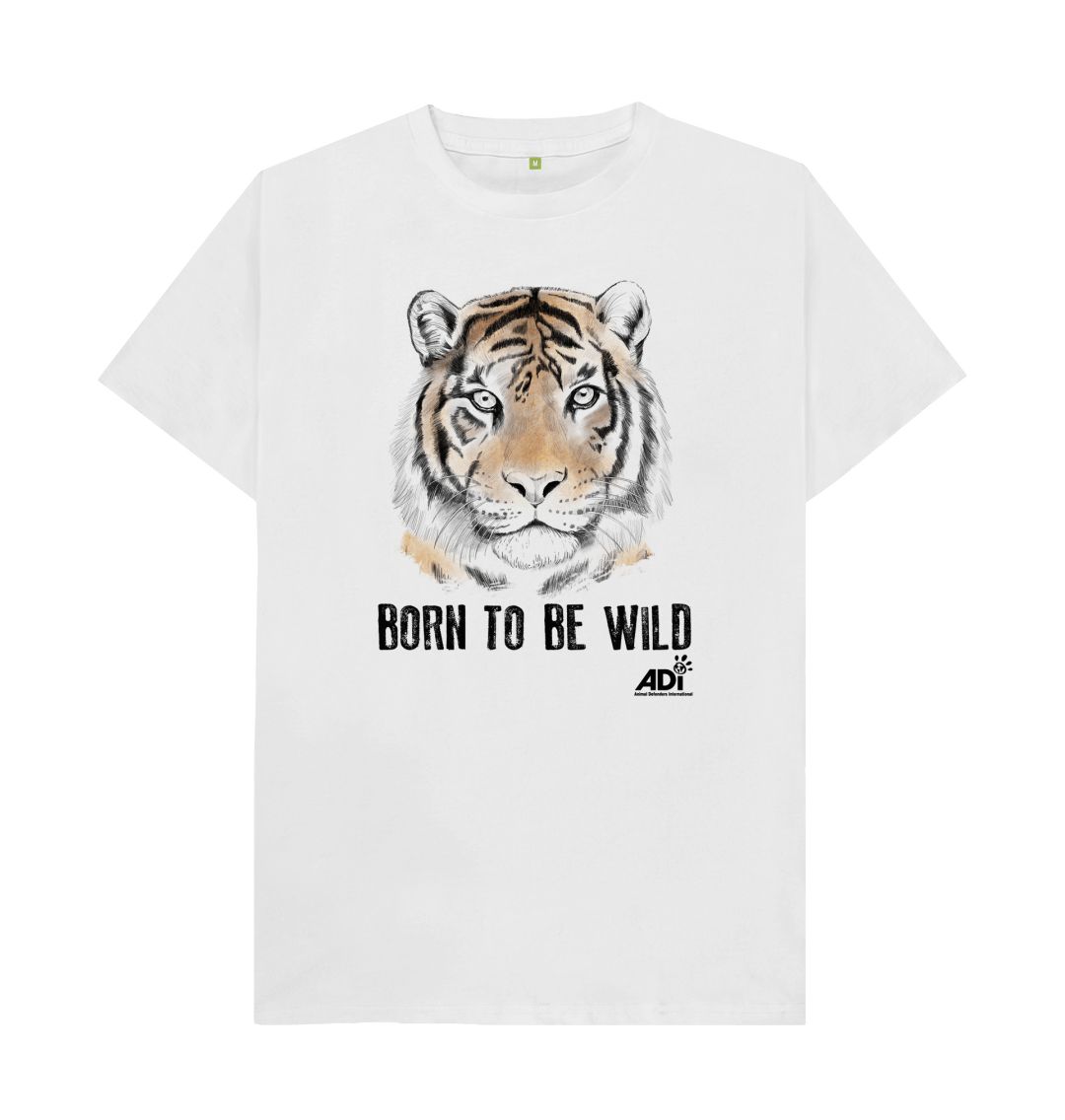 White Born To Be Wild Men\u2019s T-shirt