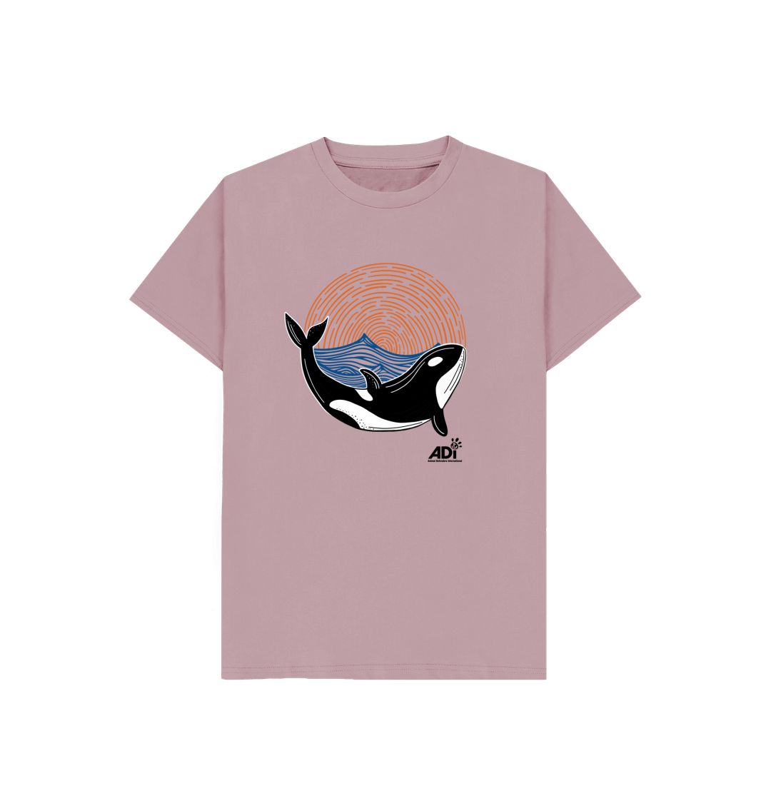 Mauve Orca Kids T-shirt