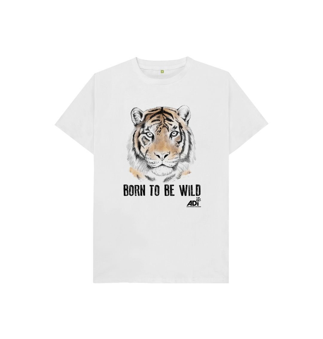 White Born To Be Wild Kids T-shirt